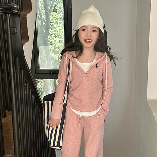 【麦乐拉 初秋儿童套装】运动休闲连帽卫衣 韩系百搭 舒适休闲套装 商品图3