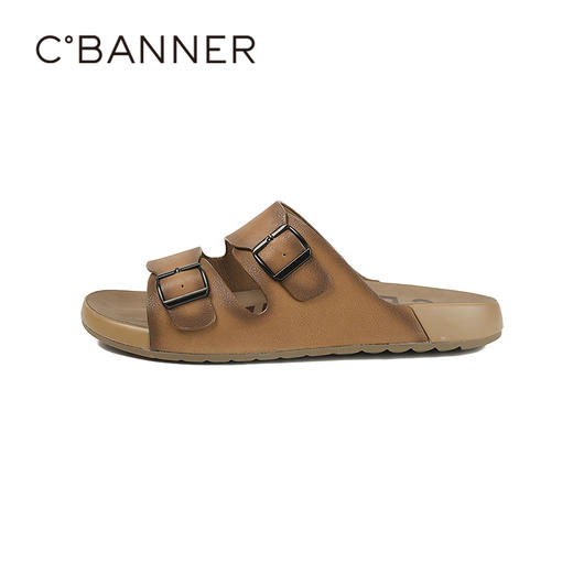 千百度夏季造型经典 低调雅致勃肯凉鞋男鞋A25389566 商品图1