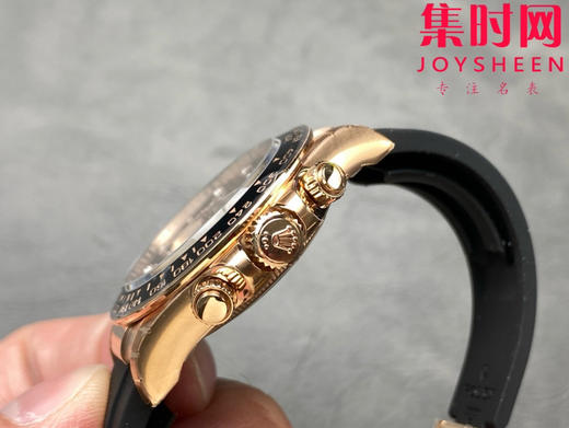 劳力士宇宙计型 BT迪通拿 玫金黑盘钻面 黑陶迪 男士腕表 丹东4131机 商品图5