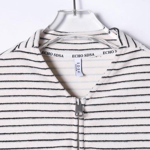 WY1107SDSA男士秋冬新款痞帅男装韩版撞色条拉链开衫卫衣百搭网红款外套 商品图2