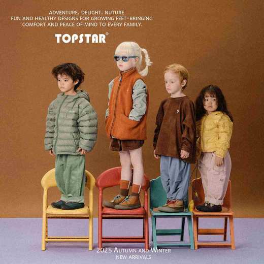 【云优选】TOPSTAR儿童棉靴薄绒冬季男童加绒保暖女童防滑抽绳运动宝宝棉鞋 商品图3