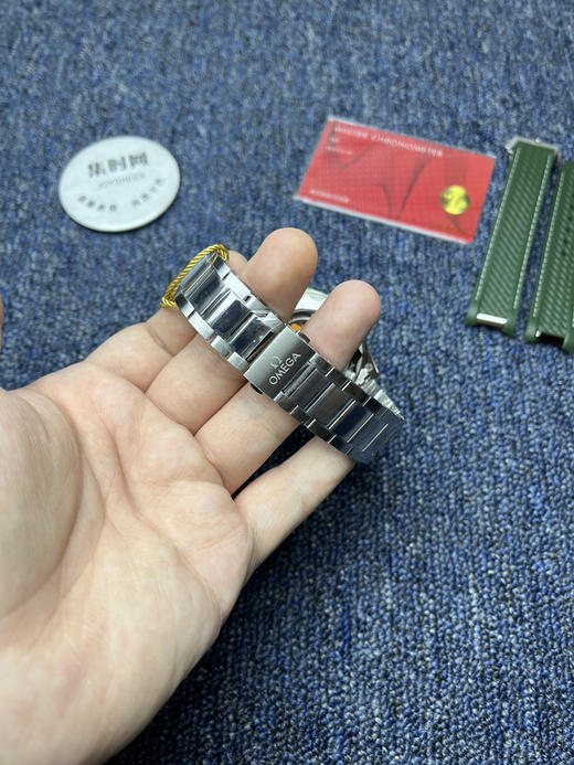 新款 OMEGA 欧米茄 海马150米系列世界时 墨绿海马 男士机械腕表 商品图6