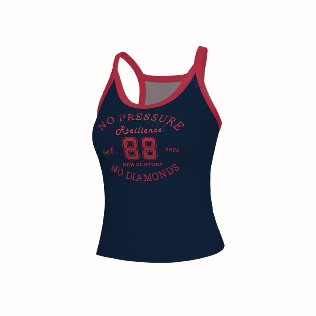 芳姐同款美式一体杯背心