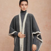 QG635斯尔丽25新款含羊毛净色秋冬高级感百搭披肩斗篷复古大气围巾 商品缩略图9