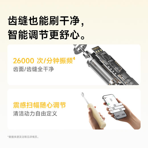 Laifen徕芬扫振电动牙刷 SE 深度清洁护龈全自动智能牙刷 商品图5