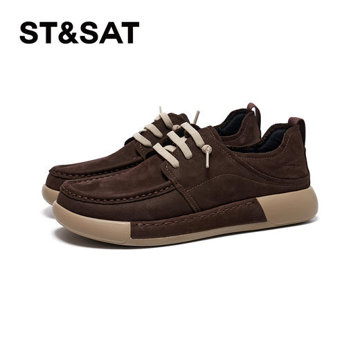 星期六男士都市休闲百搭牛皮鞋SSD3122024 商品图7