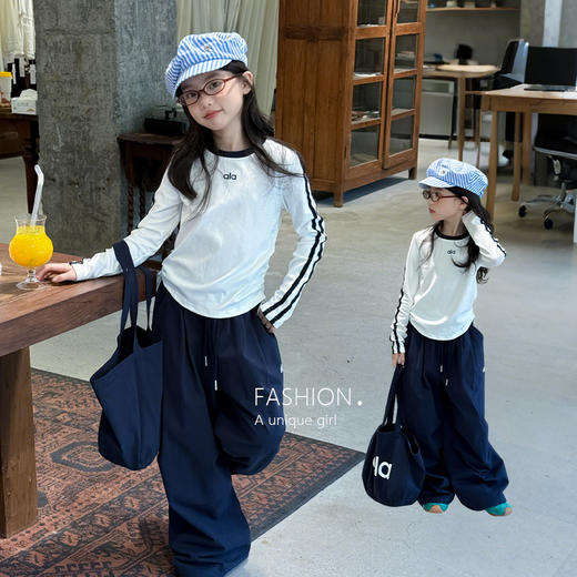 【麦乐拉 初秋儿童套装】运动休闲连帽卫衣 韩系百搭 舒适休闲套装 商品图1