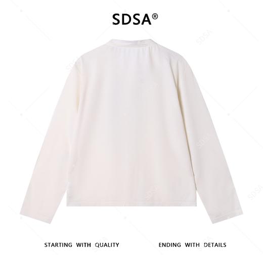 SS31215SDSA男士秋冬新款痞帅男装撞色印花字母纽扣开衫T恤网红款上衣 商品图5