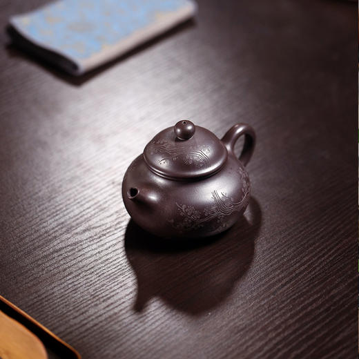 （下单赠下单赠茶杯+茶叶）俞震大师5款紫砂壶 ，皆为原矿紫茄泥，经30年陈腐，1180°高温煅烧而成【G】 商品图8