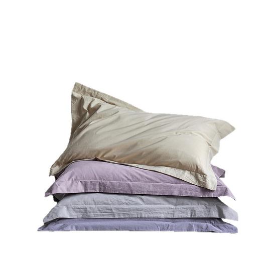 【140S全棉砂洗枕套】全棉枕套单品砂洗纯棉A类枕套140支长绒棉超细腻单件 商品图4