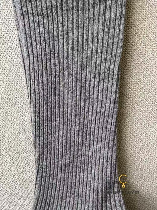 MAISON COVET 丝羊绒罗纹中筒袜 商品图2