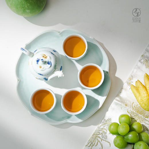 万仟堂陕历博联名款五代莲香·成套陶瓷茶具 商品图2