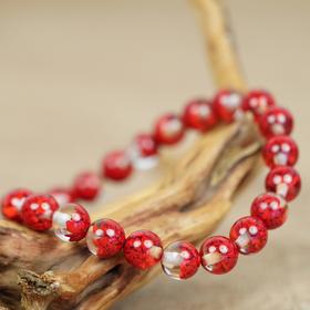 九华山文创·朱砂设计款手串吊坠系列，一抹中国吉祥红，愿美好如期而至，守护所爱之人（7-15天发货）【G】