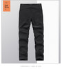 【软壳裤】立体裁剪 细薄绒+弹力抗皱直筒裤 情侣户外保暖软壳长裤BK23037-T 商品缩略图2