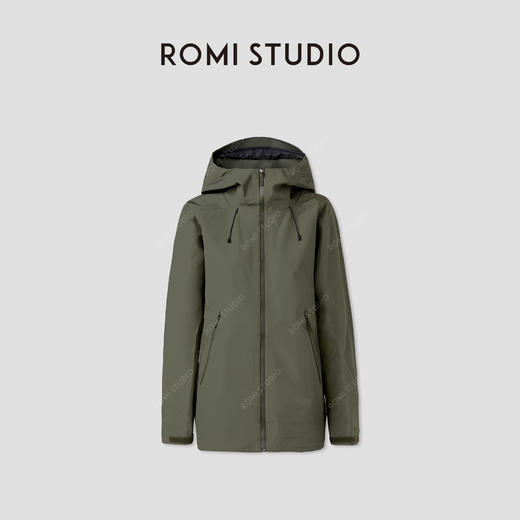 ROMI STUDIO“轻量风度”防风防水户外运动冲锋衣长款RWCAW85990【下架】 商品图3