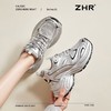 ZHR则则9CM厚底增高银色老爹鞋女春秋款百搭透气网面休闲运动鞋女 商品缩略图4
