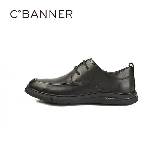 千百度秋季穿脱方便 有设计感商务休闲男鞋A25409121 商品图1