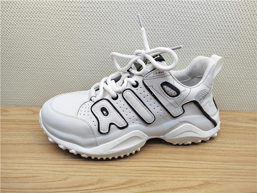 2024豪行春季新款14102707牛皮真皮运动休闲男鞋皮单鞋 商品图0