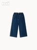 薄绒阔腿牛仔裤 商品缩略图0