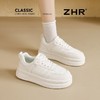 ZHR【厚底4CM】超轻小白鞋女鞋春秋款网洞透气运动休闲鞋轻便板鞋 商品缩略图6