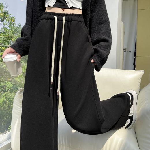 LUOQIQI冬日暖暖·豌豆裤 一体绒设计更加柔软舒适显瘦保暖 宽松裤腿轻松遮肉不挑身材 时尚百搭 商品图6