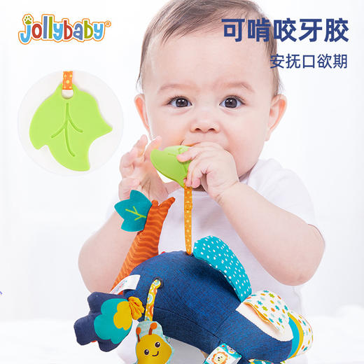 jollybaby婴幼儿大嘴鸟海狮抽抽乐玩具手部精细推车挂件摇铃6个月宝宝拉拉乐 商品图5