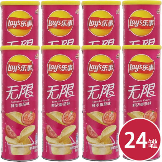 乐事90g无限鲜浓番茄味*24罐(6924743927933) 商品图0