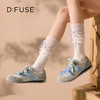 Dfuse迪芙斯2025秋季新款休闲运动鞋复古双鞋带圆头德训鞋DFD3112077 商品缩略图2