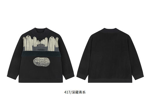 jnby   25年冬款  套头卫衣   1P0411040 商品图12