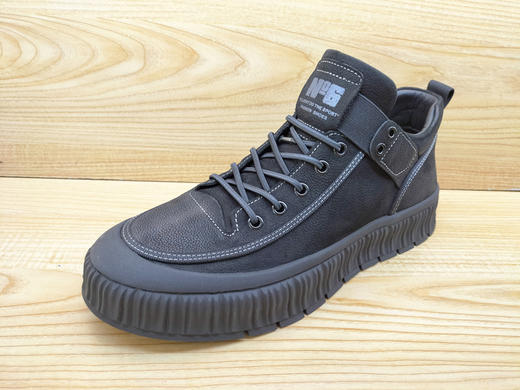 秋冬新款豪行13492910街头时尚潮流高帮男鞋板鞋休闲短靴单鞋 商品图1