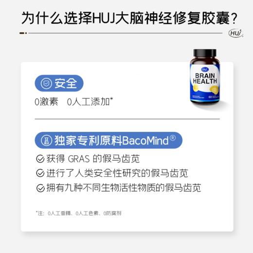 【通过142项检测】大脑健康胶囊  顺丰发货 三件更优惠 商品图3