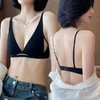 无痕新款透气法式内衣女兔耳杯无钢圈凉感舒适性感深v无痕文胸 商品缩略图3
