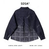 SDSA男士秋冬新款痞帅男装韩版渐变格纹设计长袖衬衫百搭气质衬衣 商品缩略图4