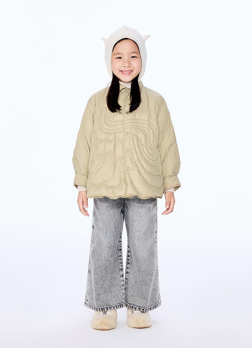 jnby   25年冬款  轻薄短款羽绒服   1P0C11030 商品图7