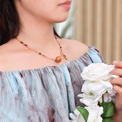 贺福安·非遗大漆系列饰品 ｜ 独一无二的东方美，温婉大气，久戴更有光 商品图5