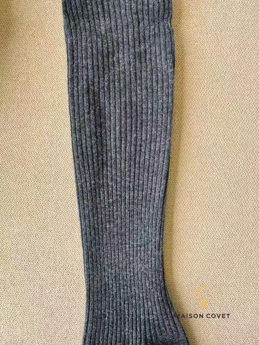 MAISON COVET 丝羊绒罗纹中筒袜 商品图4