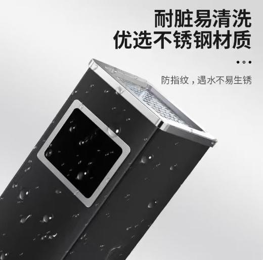 【JL】国产 不锈钢立格垃圾桶  一个 商品图2