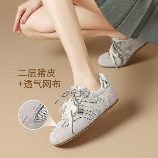 ZHR则则网面透气德训鞋女超软底夏季百搭运动鞋女复古阿甘鞋女款 商品图4