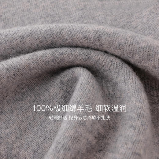 【100%绵羊毛】马克珍妮男女童元气字母轻暖针织衫2025年冬装新款551812 商品图4