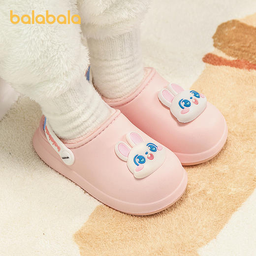 巴拉巴拉童鞋儿童拖鞋加绒室内家居鞋男童女童动物鞋子秋冬2025新 商品图0