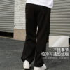 录士LUSHISI云巅重磅空气层加绒直筒运动休闲口袋美式街头卫裤男 商品缩略图4
