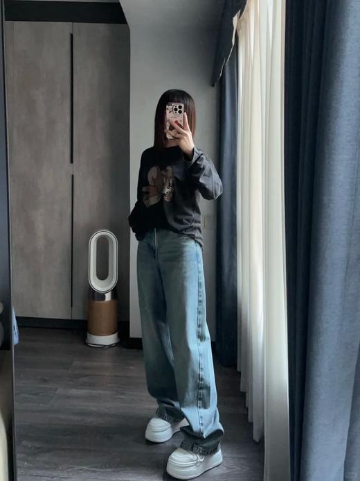 预售10天左右发【高品质私服】【MC猫和老鼠联名系列棉质印花长袖T恤】舒适藏肉/显瘦显薄 色泽自然柔和，兼具高级质感与素雅格调G1563-CC【无标出货 介意慎拍】 商品图2