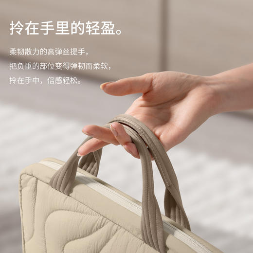 Terra系列 地球肌理手提电脑包 A28 商品图3