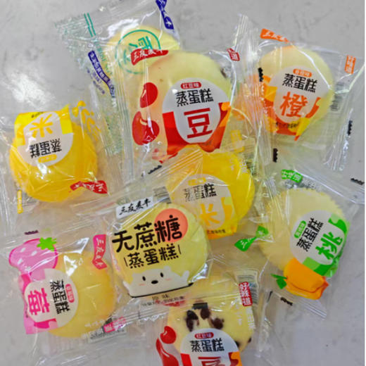 【9.9元/斤】散称三友麦丰各味蒸蛋糕（0903402） 商品图0