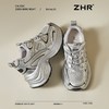 ZHR则则9CM厚底增高银色老爹鞋女春秋款百搭透气网面休闲运动鞋女 商品缩略图6