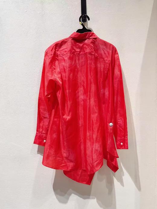 女款不规则长袖衬衫 商品图1