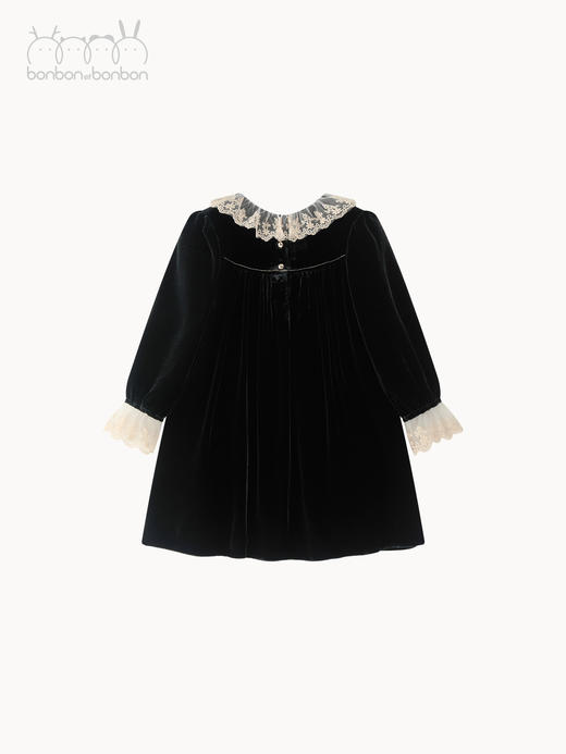 高级丝绒礼服裙 商品图1