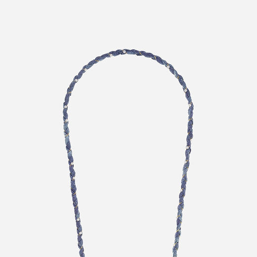 北京仓｜La Coque Française-Doha-牛仔织物 珍珠装饰 长款 手机链［法国设计师］ 商品图1