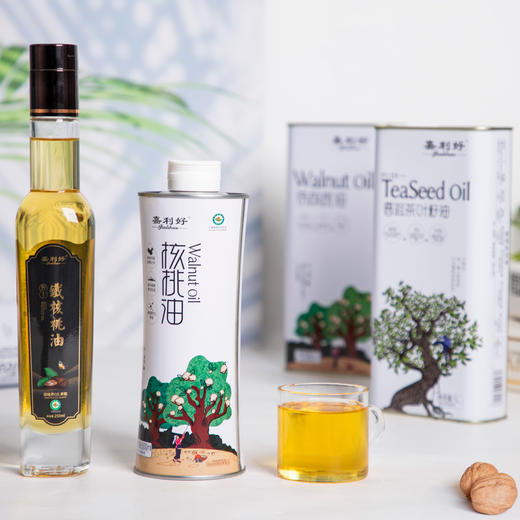 营养好油！嘉利好 有机铁核桃油/普洱茶叶籽油 营养健康 美味提鲜 商品图2