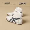 ZHR则则条纹拼接高帮鞋2025秋季新款洋气潮流百搭软底运动休闲鞋 商品缩略图1
